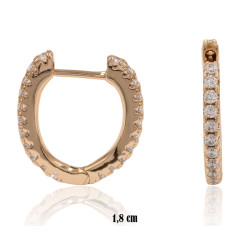 Kolczyki Xuping pozłacane 18k - MF38022