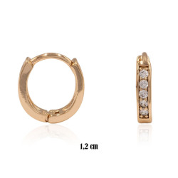 Kolczyki Xuping pozłacane 18k - MF38084