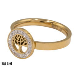 Pierścionek Xuping Stal 316L - MF38068