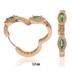Kolczyki Xuping pozłacane 18k - MF38239