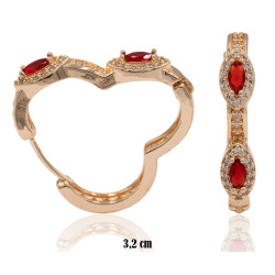 Kolczyki Xuping pozłacane 18k - MF38243