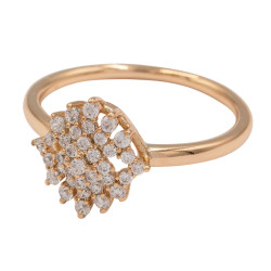 Pierścionek Xuping pozłacany 18k - MF33159