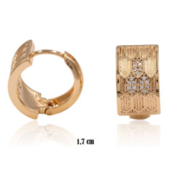 Kolczyki Xuping pozłacane 18k - MF38055