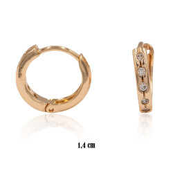 Kolczyki Xuping pozłacane 18k - MF38204