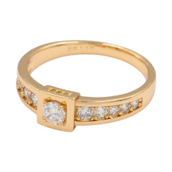 Pierścionek Xuping pozłacany 18k - MF38377