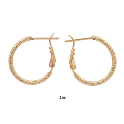 Kolczyki Xuping pozłacane 18k - MF38256