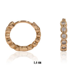 Kolczyki Xuping pozłacane 18k - MF38086