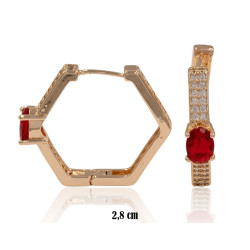 Kolczyki Xuping pozłacane 18k - MF38241