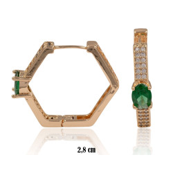 Kolczyki Xuping pozłacane 18k - MF38242