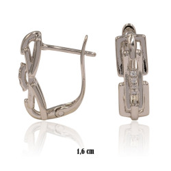 Kolczyki Xuping rodowane - MF38284