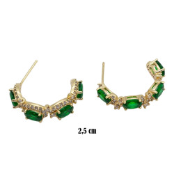 Kolczyki Xuping pozłacane 14k - MF38048