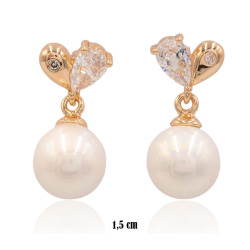 Kolczyki Xuping pozłacane 18k - MF33077B