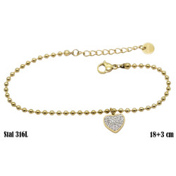 Bransoletka Xuping Stal 316L - MF35924-BP