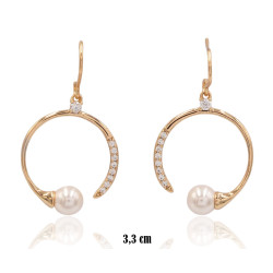 Kolczyki Xuping pozłacane 18k - MF33789