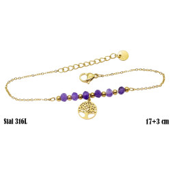 Bransoletka Xuping Stal 316L - MF33971-AP