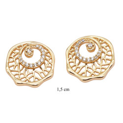 Kolczyki Xuping pozłacane 18k - MF38386A