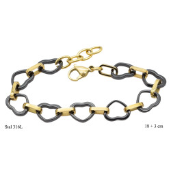 Bransoletka Xuping Stal 316L porcelana - MF38534