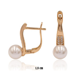 Kolczyki Xuping pozłacane 18k - MF36684A
