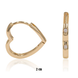 Kolczyki Xuping pozłacane 14k - MF38435
