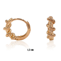 Kolczyki Xuping pozłacane 18k - MF38373-2