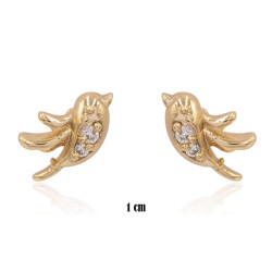 Kolczyki Xuping pozłacane 14k - MF38273
