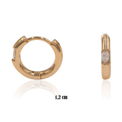 Kolczyki Xuping pozłacane 18k - MF38424