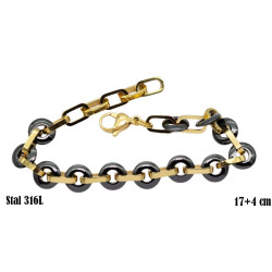 Bransoletka Xuping Stal 316L Porcelana - MF38535