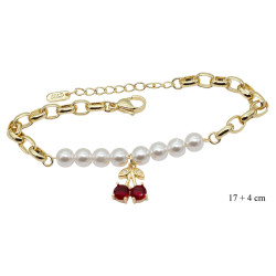 Bransoletka CM miedź pozłacane 14k - MF39069