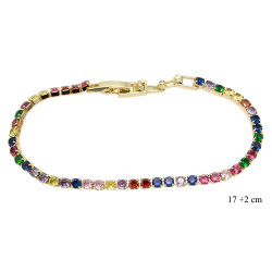 Bransoletka CM miedź pozłacane 14k - MF39080A