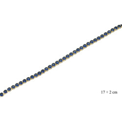 Bransoletka CM miedź pozłacane 14k - MF39080E