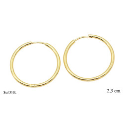 Kolczyki Stal 316L - MF37888CA