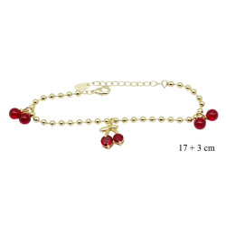 Bransoletka CM miedź pozłacane 14k - MF39067