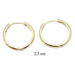 Kolczyki CM miedź pozłacane 14k - MF39166