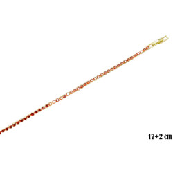 Bransoletka CM miedź pozłacana 14k - MF39106-B