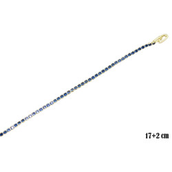 Bransoletka CM miedź pozłacana 14k - MF39106-D