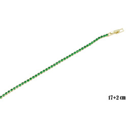 Bransoletka CM miedź pozłacana 14k - MF39106-C