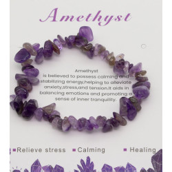 Bransoletka Kamień Amethyst - MF37875-L