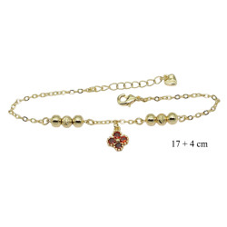 Bransoletka CM miedź pozłacana 14k - MF39066C