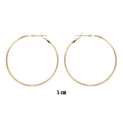 Kolczyki CM miedź pozłacane 14k - MF39179