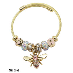 Bransoletka Stal 316L - MF37818-1