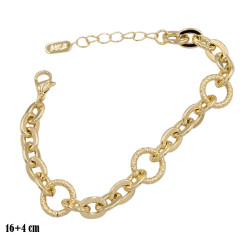 Bransoletka CM miedź pozłacana 14k - MF39625