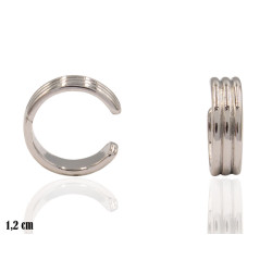 Kolczyki CM [nausznice] miedź rodowana - MF41188