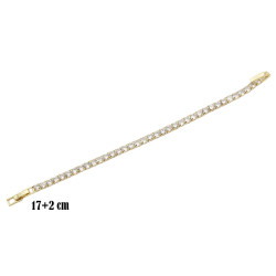 Bransoletka CM miedź pozłacana 14k - MF41279