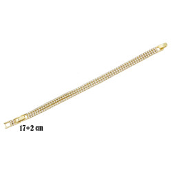 Bransoletka CM miedź pozłacana 14k - MF41280