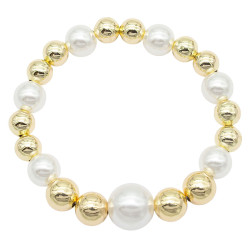 Bransoletka CM miedź pozłacana 14k - MF411061