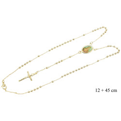 Naszyjnik CM miedź pozłacany 14k - MF41215