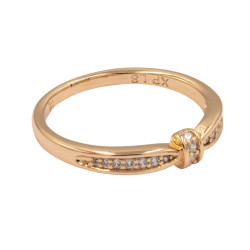Pierścionek Xuping pozłacany 18k - MF40078