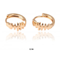 Kolczyki Xuping pozłacane 18k - MF12387