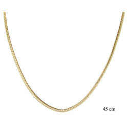 Naszyjnik CM miedź pozłacany 14k - MF41486 - Hurt
