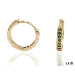 Kolczyki Merebilo miedź pozłacana 14k - MF41390